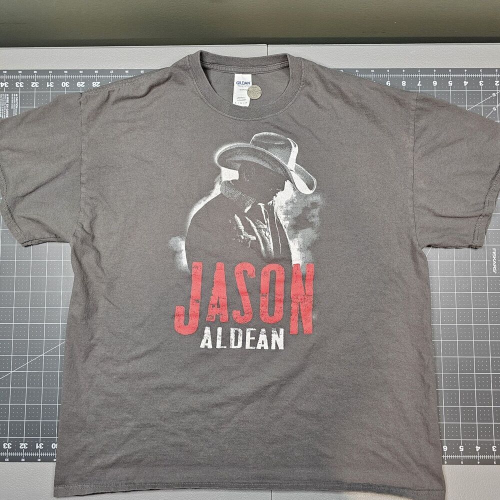 Jason Aldean TShirt XL Gray 2018 High Noon Neon Tour Concert Tour Country Music